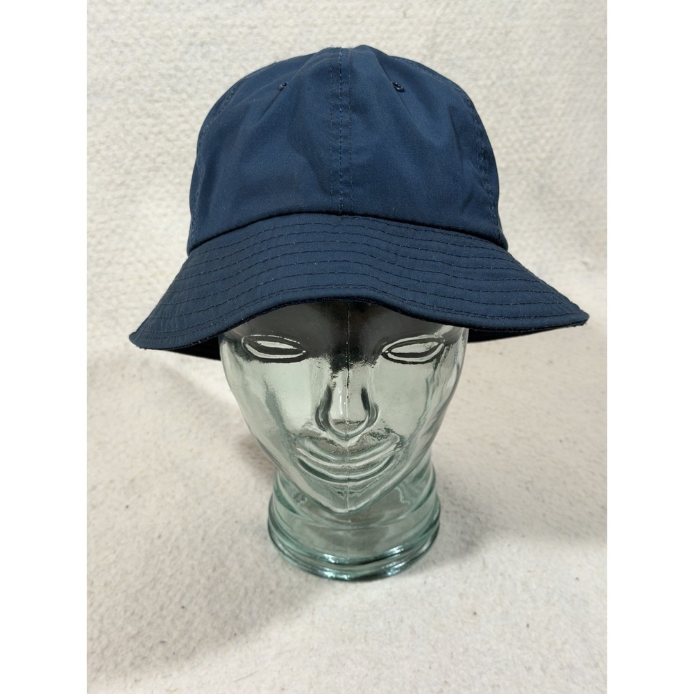 Columbia Bucket Hat Mens Medium Navy Cotton Nylon USA Made Outdoor Gorpcore